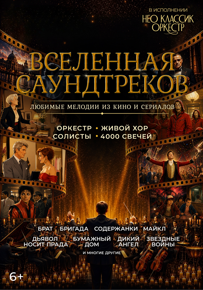 Нео Классик Оркестр и хор. «Вселенная саундтреков в атмосфере 4000 свечей»